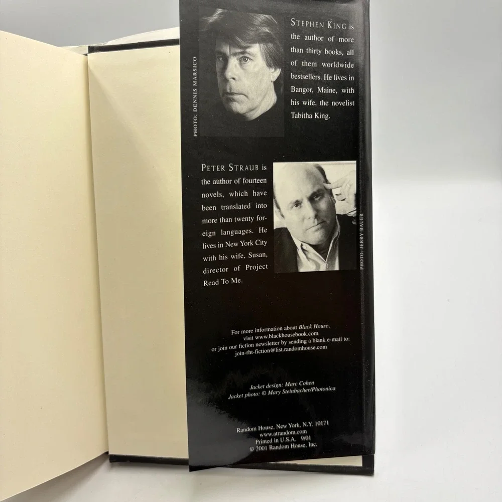 Stephen King Peter Straub Black House Novel Hardcover Black Good First Edition